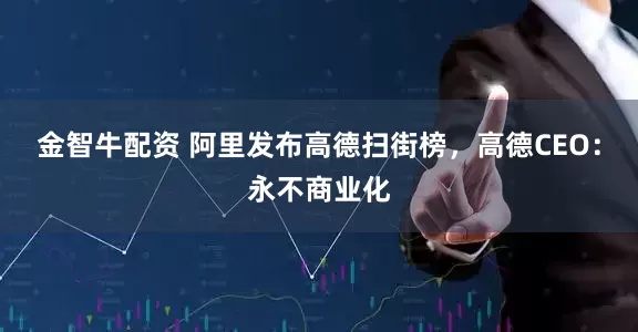 金智牛配资 阿里发布高德扫街榜，高德CEO：永不商业化
